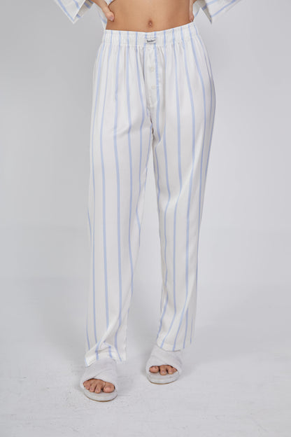 Set Pantalon Me Time Seda Azul